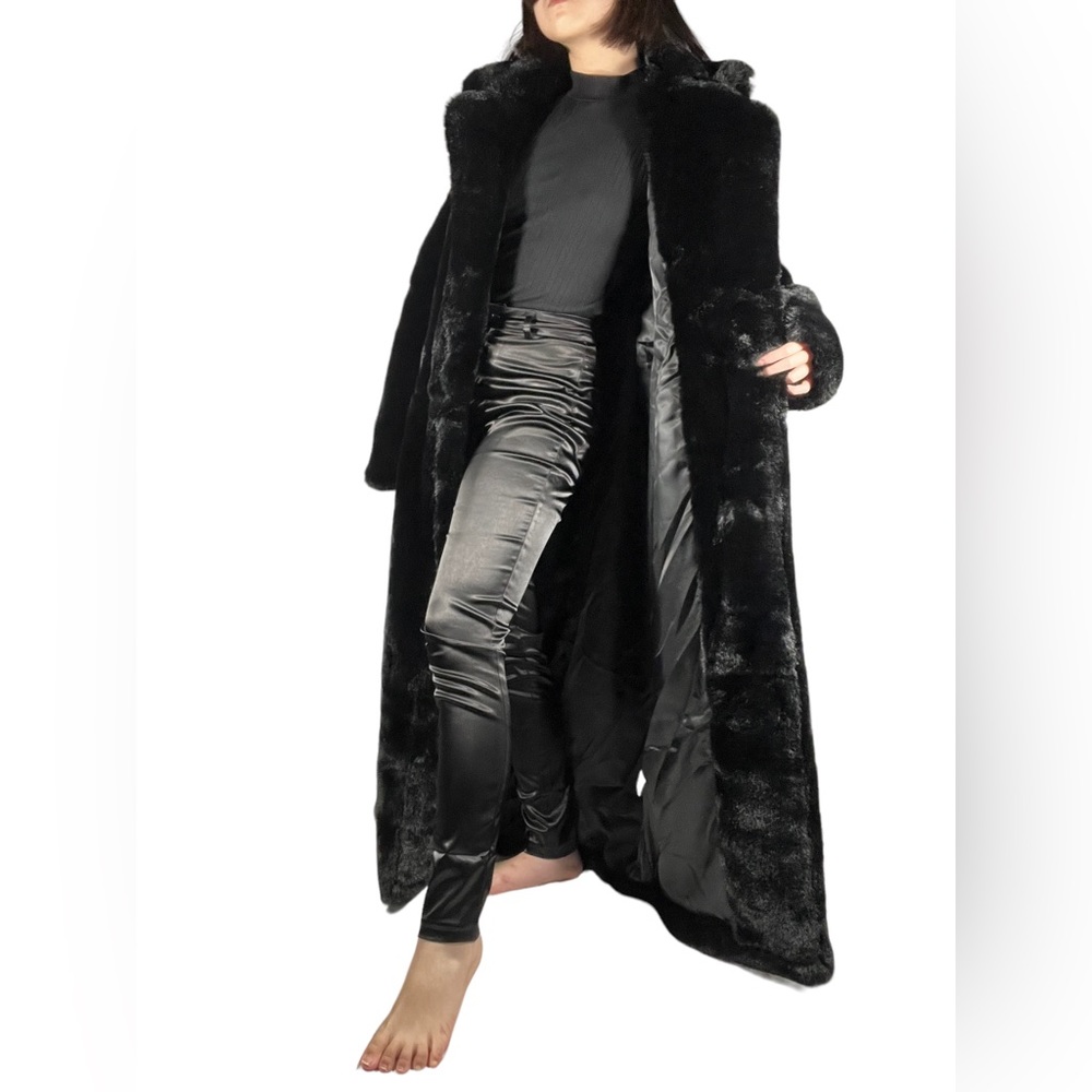 Plush Military Faux Fur Coat